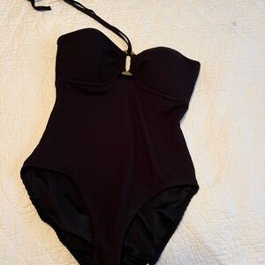 Bleu Rod Beattie Black One-Piece Swimsuit